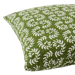 Hand Block Printed Ashdown Cushion Khaki