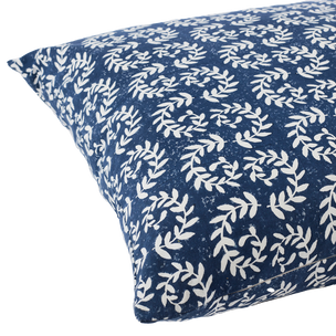 Hand Block Printed Ashdown Cushion Navy