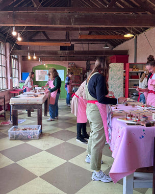 Block Printing Cushion Workshop at Ford Manor, Surrey, 18th June