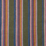 Odisha Stripe Loom Cotton/Jute Olive