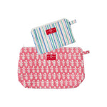 Wash Bag Bagru Large + Purse Stripe Gift Set