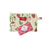 Strawberry Purse + Soap Rose Gift Set