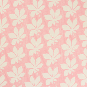 Horse Chestnut Hand Block Printed Herringbone Pink