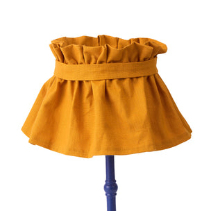 Lampshade Flirty Skirt Peter Plain Turmeric with Tie