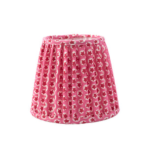 Lampshade Pleated Tuk Tuk Pink Small