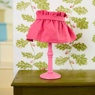 Lampshade Flirty Skirt Peter Plain Pink with Tie