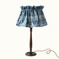 Lampshade Flirty Skirt Ikat Blue Check