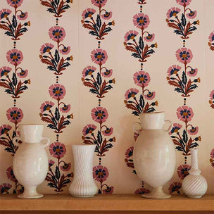 Dianthus Wallpaper in Rust Rose