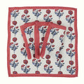 Napkin Dianthus in Indigo Iron