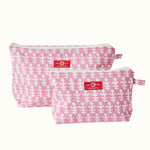 Wash Bag Bagru Pink
