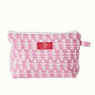 Wash Bag Bagru Pink
