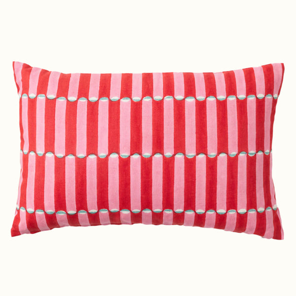 Pillow Covers Red And Pink Cushions Molly Mahon Cushion Luna Pink Red