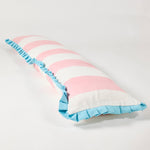 Cushion Noodle Frill Wide Stripe Pink