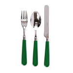 Cutlery Three Piece Set Green