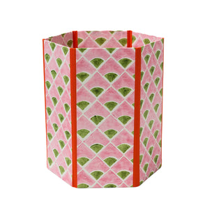 Waste Paper Bin Kite Green Pink