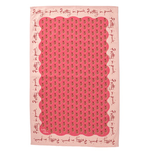 Tea Towel Pretty Pink