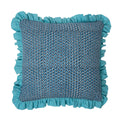 Cushion Frill Tuk Tuk Blue Bindi Blue