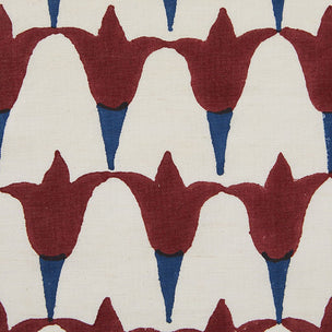Fabric - Tulip - Oyster - Iron/Indigo