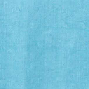 Isabella Hand dyed Fabric Linen Sky Blue Sample