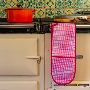 Kitchen Set Oven Glove + Tea Towel