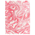 Wrapping Paper Hand Blocked Marbled Pink