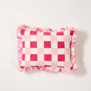 Cushion Frill Dahlia Pinks