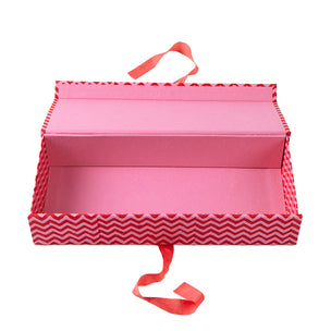 Gift Box Zig Zag Pink/Red
