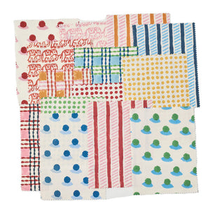 Greencombe Block printed Fabric Sample Set