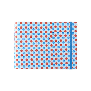 Jotter Dots Red/Blue
