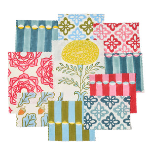 Jaipur Block printed Fabric Sample Set